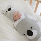 Koala Swaddling Stretchie & Beanie Set