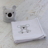 Koala Swaddling Stretchie & Beanie Set