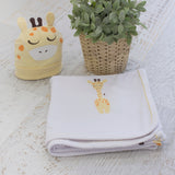 Giraffe Swaddling Stretchie & Beanie Set